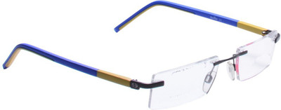 HyderabadOpticians Rimless Rectangle Frame(50 mm)