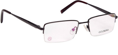 

Gold Berg Half Rim Rectangle Frame(50 mm