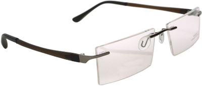 

HyderabadOpticians Rimless Rectangle Frame(52 mm