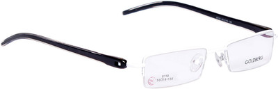 

Gold Berg Half Rim Rectangle Frame(50 mm