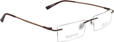 

Zyaden Rimless Rectangle Frame(51 mm