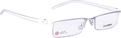

Gold Berg Half Rim Rectangle Frame(50 mm