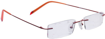 HyderabadOpticians Rimless Rectangle Frame(50 mm)
