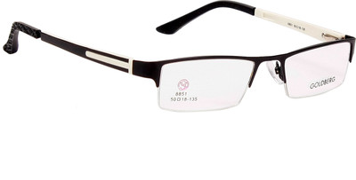 

Gold Berg Half Rim Rectangle Frame(50 mm