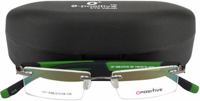 

O Positive Rimless Square Frame(50 mm