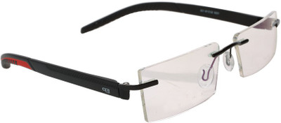

HyderabadOpticians Rimless Rectangle Frame(52 mm