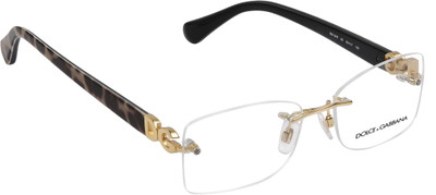 Dolce & Gabbana Rimless Wayfarer Frame(54 mm