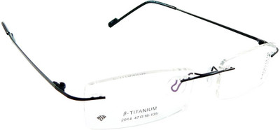 

B-Titanium Rimless Rectangle Frame(47 mm