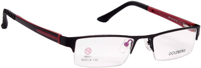

Gold Berg Half Rim Rectangle Frame(50 mm