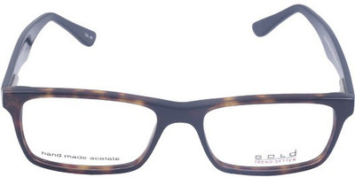 

Gold Full Rim Rectangle Frame(51 mm