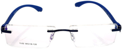 

HyderabadOpticians Rimless Rectangle Frame(50 mm