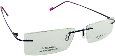 

B-Titanium Rimless Rectangle Frame(50 mm