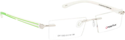 

O Positive Rimless Square Frame(50 mm