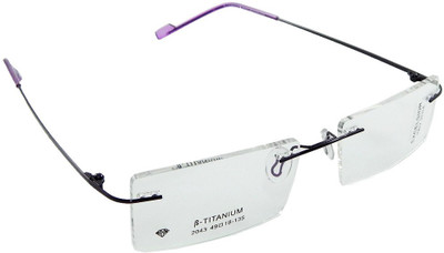 

B-Titanium Rimless Rectangle Frame(49 mm