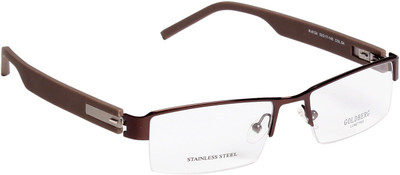 

Gold Berg Half Rim Rectangle Frame(53 mm