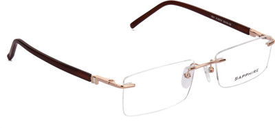 

Sapphire Rimless Rectangle Frame(53 mm