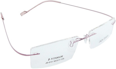 

B-Titanium Rimless Rectangle Frame(50 mm