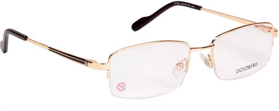 

Gold Berg Half Rim Rectangle Frame(54 mm