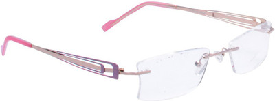 

HyderabadOpticians Rimless Rectangle Frame(50 mm