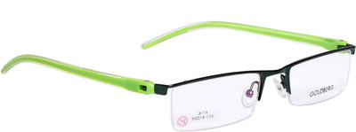 

Gold Berg Half Rim Rectangle Frame(50 mm