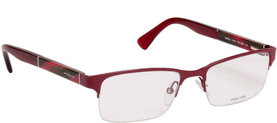 

Police Half Rim Wayfarer Frame(53 mm