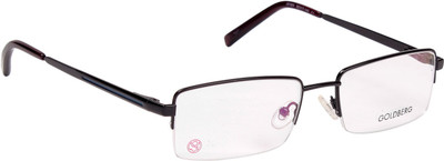 

Gold Berg Half Rim Rectangle Frame(52 mm