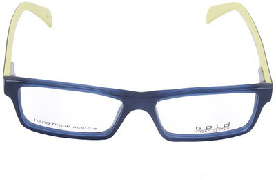 Gold Full Rim Rectangle Frame(51 mm
