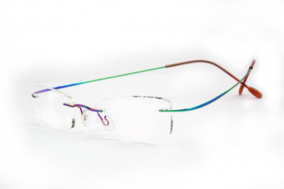 

Azure Rimless Rectangle Frame(50 mm