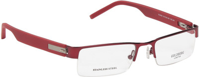 

Gold Berg Half Rim Rectangle Frame(51 mm
