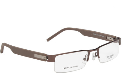 

Gold Berg Half Rim Rectangle Frame(51 mm