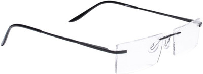 

HyderabadOpticians Rimless Rectangle Frame(50 mm