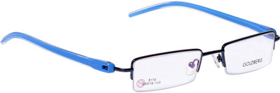 

Gold Berg Half Rim Rectangle Frame(50 mm