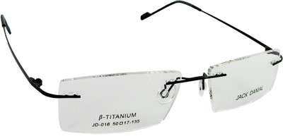 

B-Titanium Rimless Rectangle Frame(50 mm