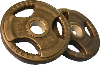 

Royal 5Kg_2Pc_Olumpic P For 52mm OLUMPIC ROD Brown Weight Plate(10 kg)