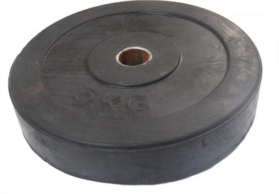 

Royal Low Cost Rubber Black Weight Plate(5 kg)