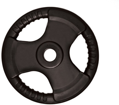 

Gymnasio Rubber Grip Olympic 31 MM (Single) Black Weight Plate(2.5 kg)