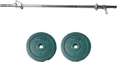 

Royal 5kg_2pc_Casting_green_plate+3ft_1pc_Straight_rod_withlock1 Green Bar & Plate Combo(8 kg)