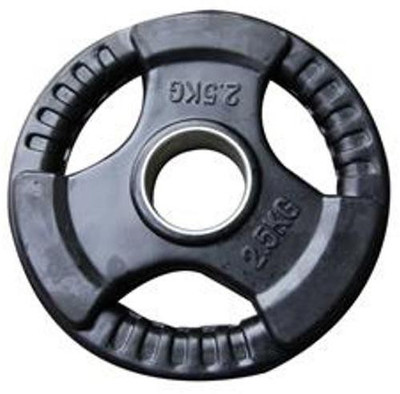 

Gymnasio Rubber Grip 51 Mm Black Weight Plate(2.5 kg)
