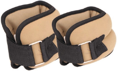 Nivia Aurum Wrist Beige, Black Wrist Weight(0.5 kg)