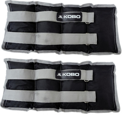 

Kobo Aerobic Cardio Home Gym Exercise & Fitness (Imported) (5 Kg x 2) Black, Grey Ankle & Wrist Weight(5 kg)