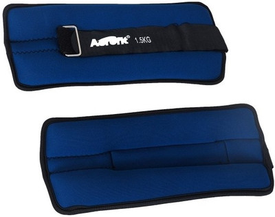 

Aerofit AWN0115 Blue, Black Ankle Weight(1.5 kg)