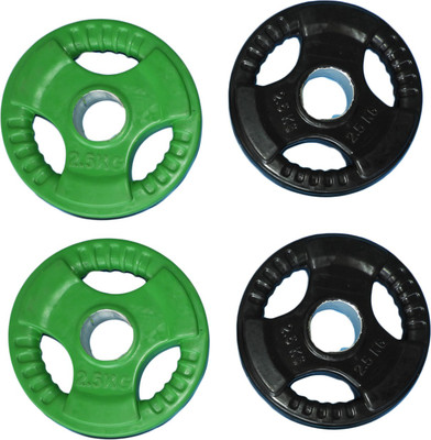 

Royal 2.5Kg 4pc mix Plates for 55mm Olympic ROD Multicolor Weight Plate(5 kg)