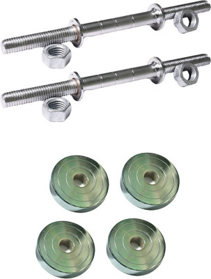 

Royal 1.5kg_4pc_Chrome_Silver_Plates+2pc_Silver_Handle Silver Weight Plate(7 kg)