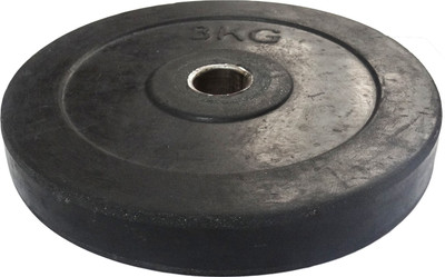 

Royal Low Cost Rubber Black Weight Plate(3 kg)