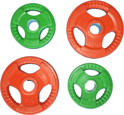 

Royal 2.5Kg 2Pc 5Kg 2 Color Plates for 55mm Olympic ROD Green Weight Plate(15 kg)