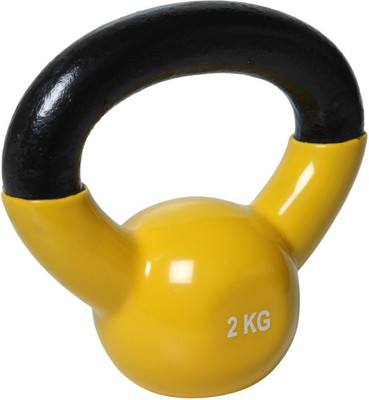 

BFitusa Round Kettle bell Yellow Kettlebell(2 kg)