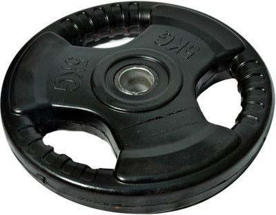 

Royal 5kg_1pc_Regular Olumpic Rubber PLATE_for_22mm_rod Black Weight Plate(5 kg)