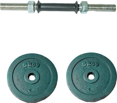 

Royal 5kg_2pc_Casting_green_plates+1pc_Black_Handle Green Weight Plate(11 kg)