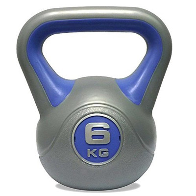 

Kobo Fitness 6 Kg High Quality Imported for Gym Grey, Purple Kettlebell(6 kg)