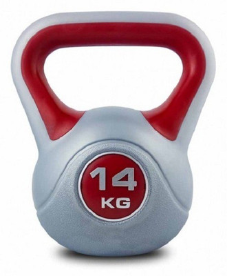 

Kobo Fitness 14 Kg Kettlebell High Quality for Gym Grey, Red Kettlebell(14 kg)